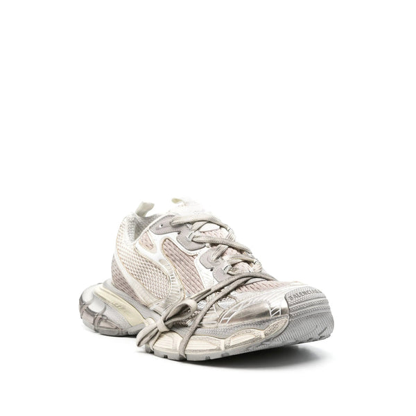 Close-up of Balenciaga athletic hardware and fine stitching
