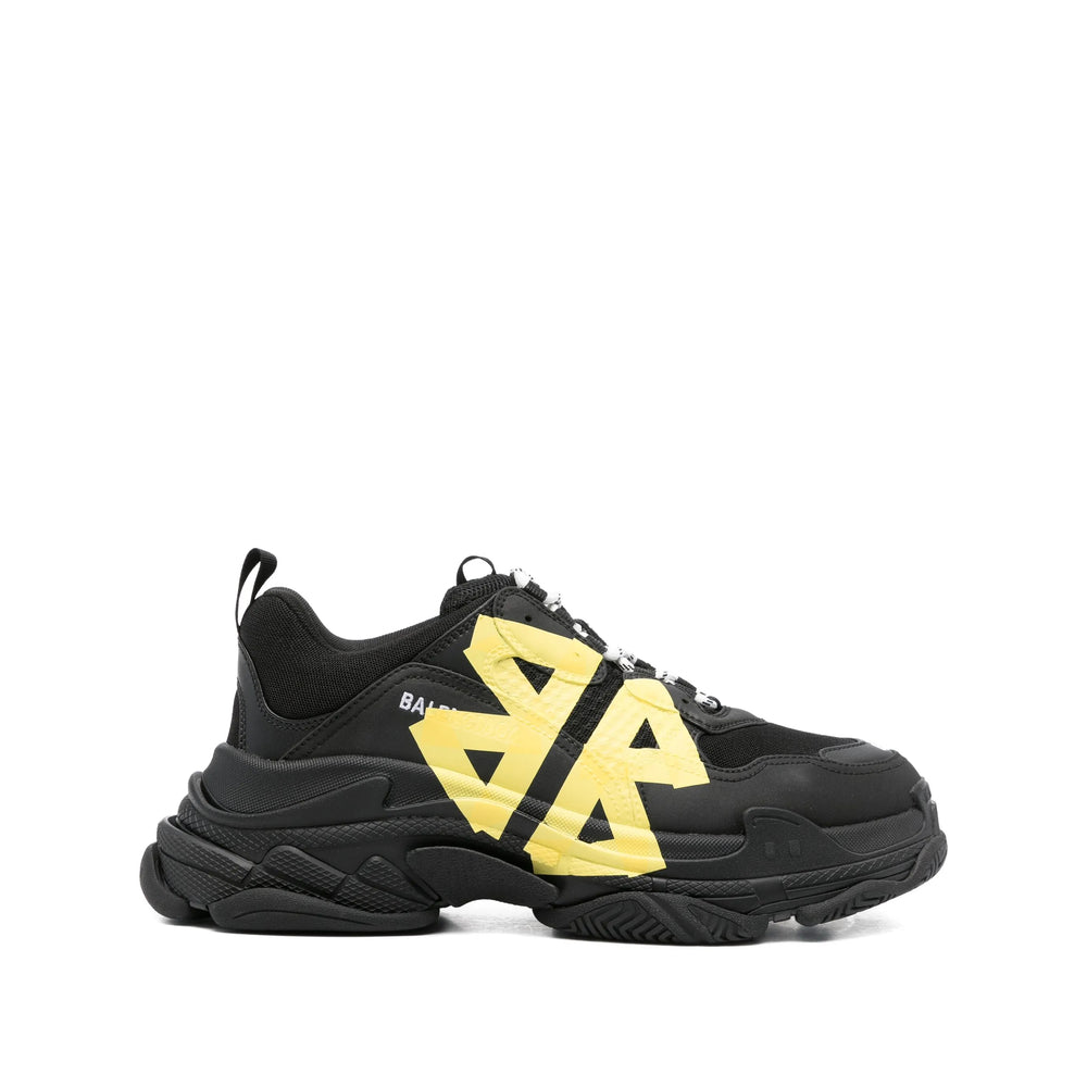 Balenciaga Shoes- Balenciaga Black Trainers - Low-Tops Men Luxury Lifestyle Designer Footwear