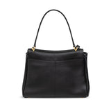 Close-up of Balenciaga totes hardware and fine stitching