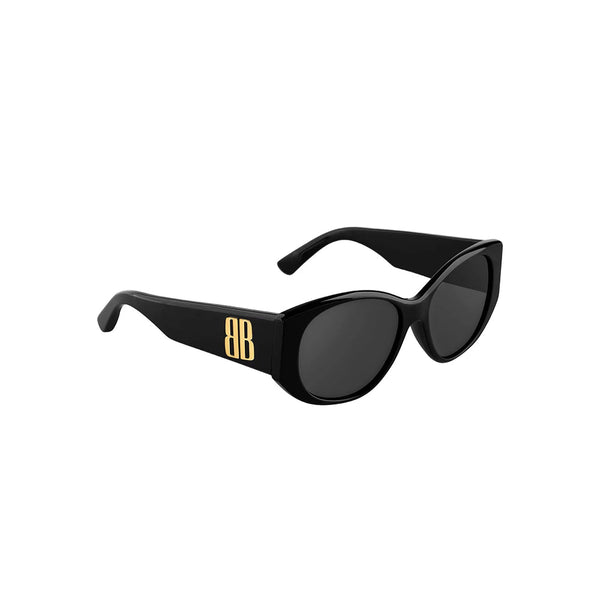 Balenciaga premium sunglasses detail and craftsmanship close-up