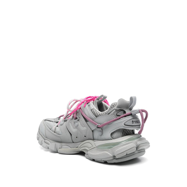 Close-up of Balenciaga athletic hardware and fine stitching