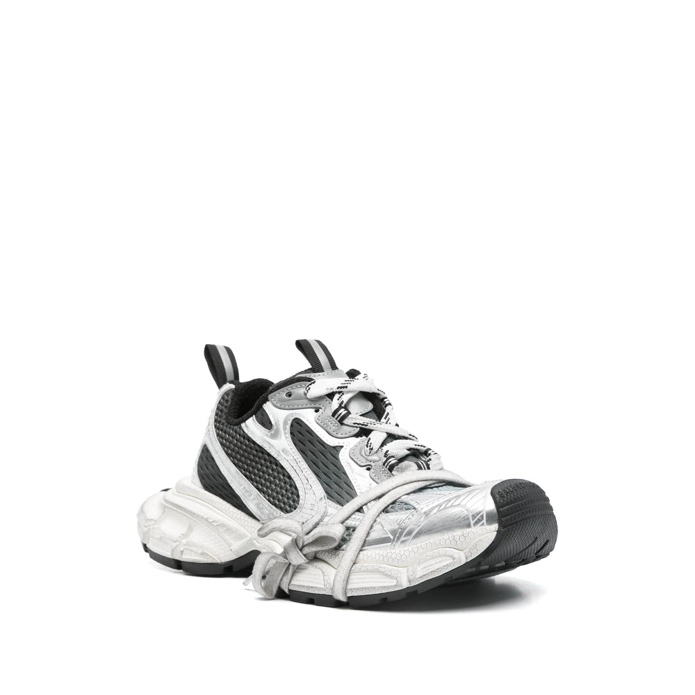 Close-up of Balenciaga athletic hardware and fine stitching