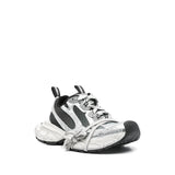 Close-up of Balenciaga athletic hardware and fine stitching