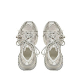 Close-up of Balenciaga athletic hardware and fine stitching