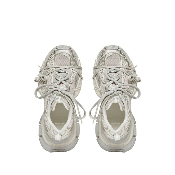 Close-up of Balenciaga athletic hardware and fine stitching
