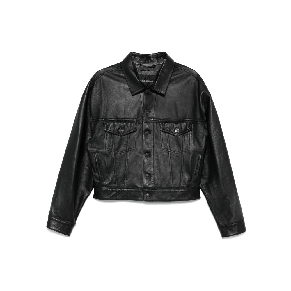 Balenciaga Jackets? Balenciaga Black Jackets - Leather Jackets Women Luxury Designer Outerwear Jacket