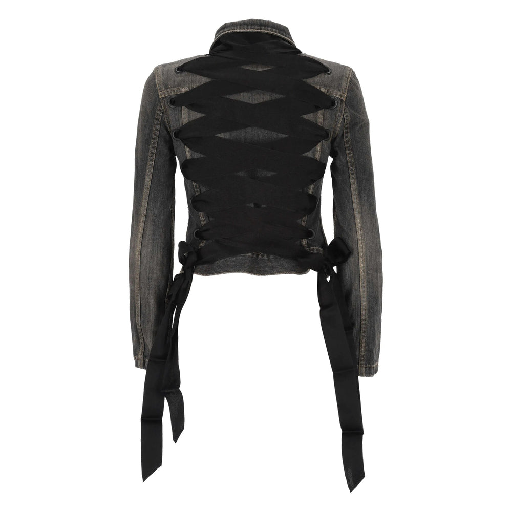 Balenciaga Jackets? Balenciaga Grey Jackets - Denim Jackets Women Premium Casual Designer Jacket