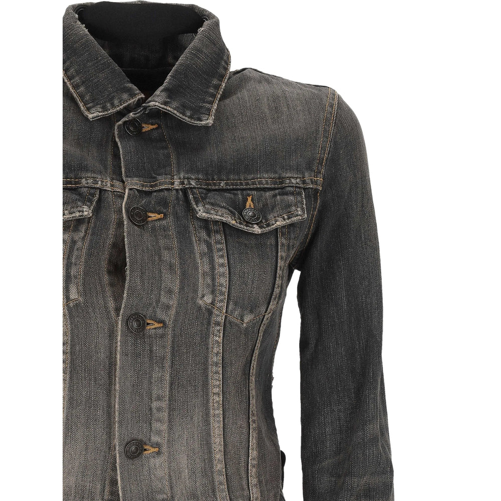 Balenciaga Jackets- Balenciaga Grey Jackets - Denim Jackets Women Premium Casual Designer Jacket