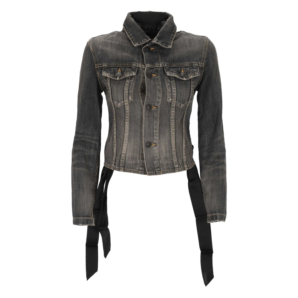 Balenciaga Jackets? Balenciaga Grey Jackets - Denim Jackets Women Premium Casual Designer Jacket