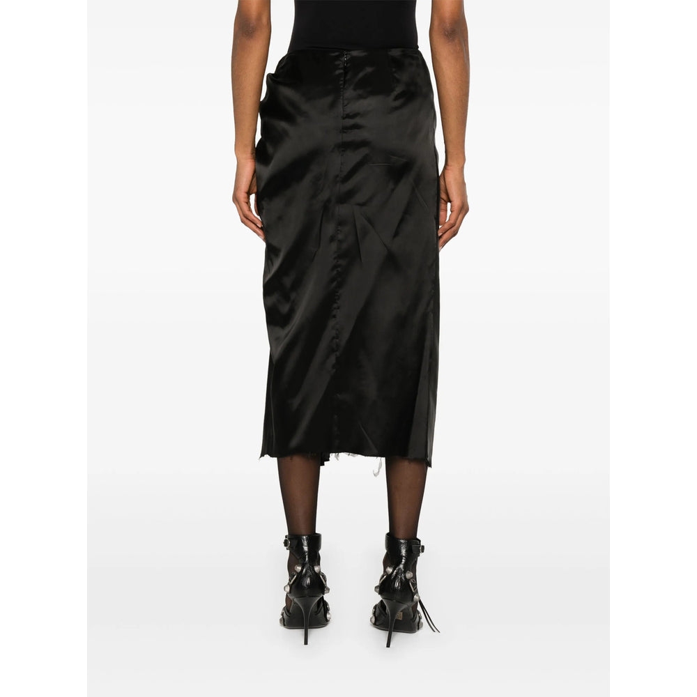 Balenciaga Skirts? Balenciaga Black Skirts - Pencil Skirts Women Elegant Designer Casual Skirt