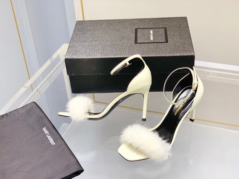 Saint Laurent luxury shoes detail shot