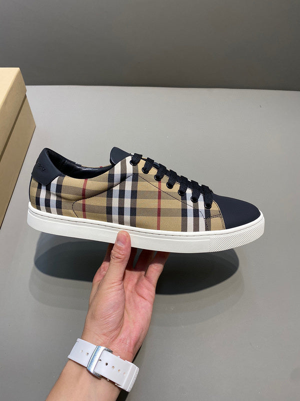 Burberry shoes Style 089 - front view, statement logo accent