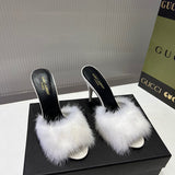 Close-up of Saint Laurent shoes craftsmanship
