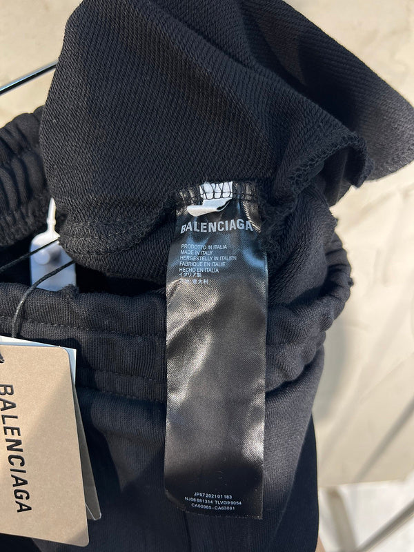 Close-up of Balenciaga designer clothing craftsmanship