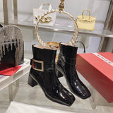 Close-up of Roger Vivier shoes craftsmanship