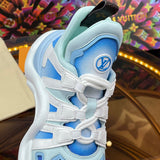 Louis Vuitton Black High-Top Sneakers - Toe Detail View