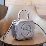 Gucci Blondie Top Handle Bag detail shot – designer craftsmanship and quality