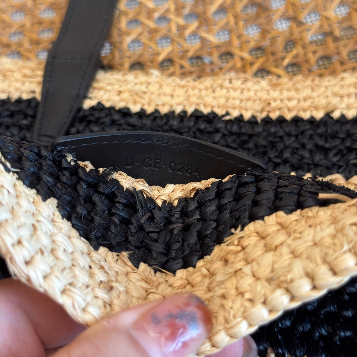Bags- Cel Striped Couffin Panier Bag Premium Designer Shoulder Bag