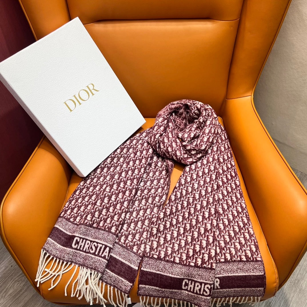 Dior Scarves- Dior Oblique Scarf Elegant Everyday Designer Scarf