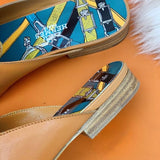 Hermès Black Loafer Flats - Toe Detail View