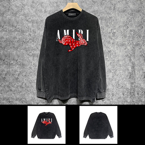 Amiri luxury hoodie detail shot