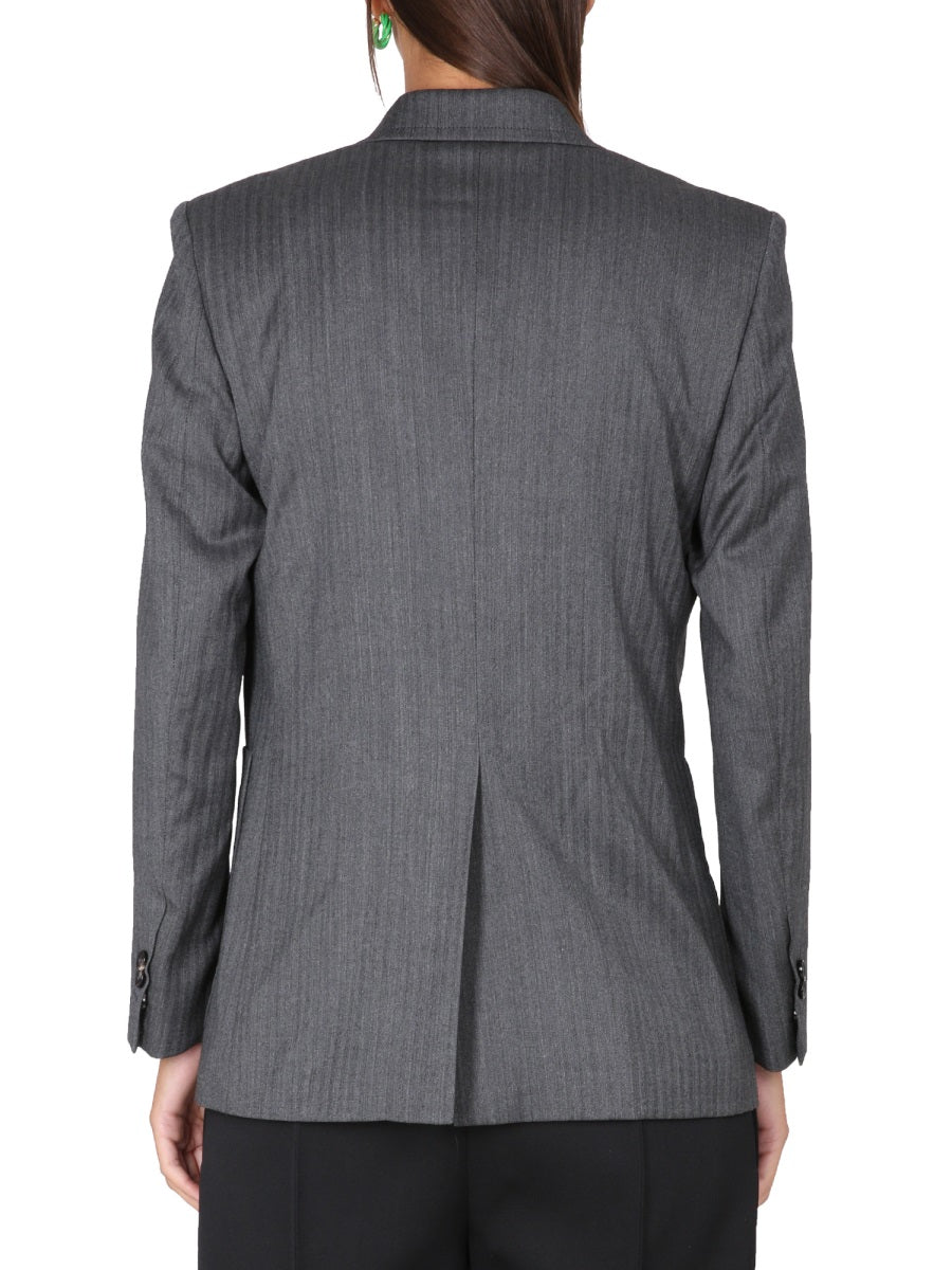 Bottega Veneta Jackets? Bottega Veneta Women Chevron Pattern Jacket Luxury Designer Outerwear Jacket