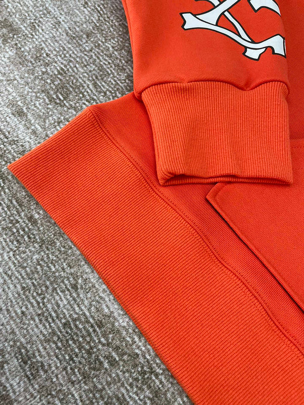 Close-up of Amiri hoodie craftsmanship