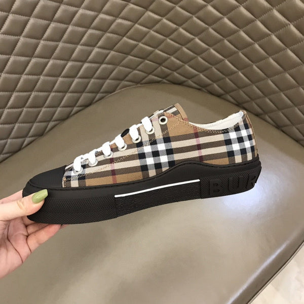 Burberry Black Classic Ballet Flats - Angled View