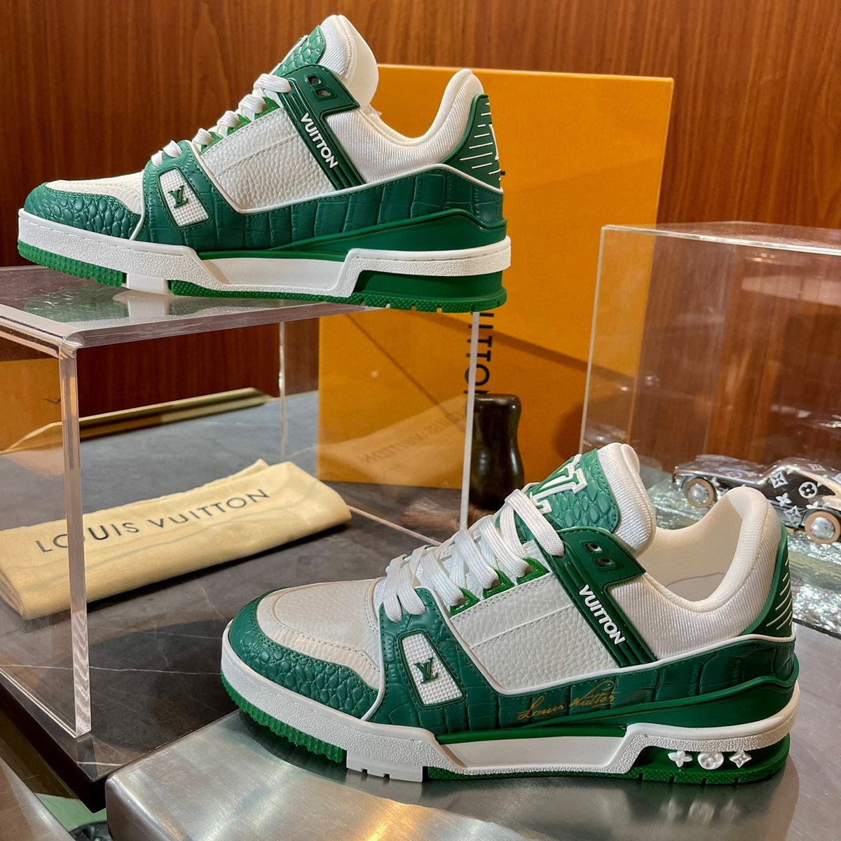 Louis Vuitton Shoes- Louis Vuitton Lou Trainers Luxury Lifestyle Designer Footwear