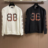 Close-up of Balenciaga designer clothing craftsmanship