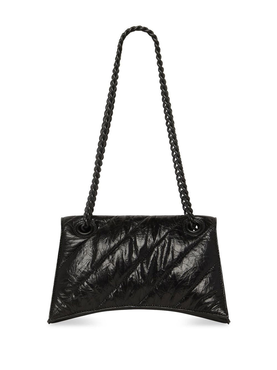 Balenciaga Bags? BALENCIAGA Crushed Leather Chain S Hobo Handbag Premium Designer Shoulder Bag