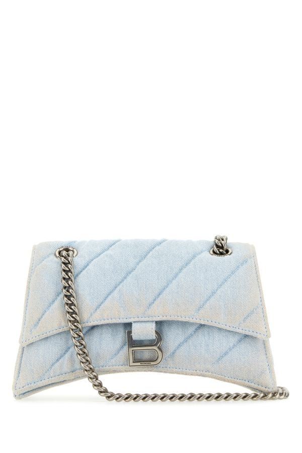 Balenciaga Bags- BALENCIAGA Denim Crush S Mini Shoulder Handbag Elegant Everyday Designer Handbag