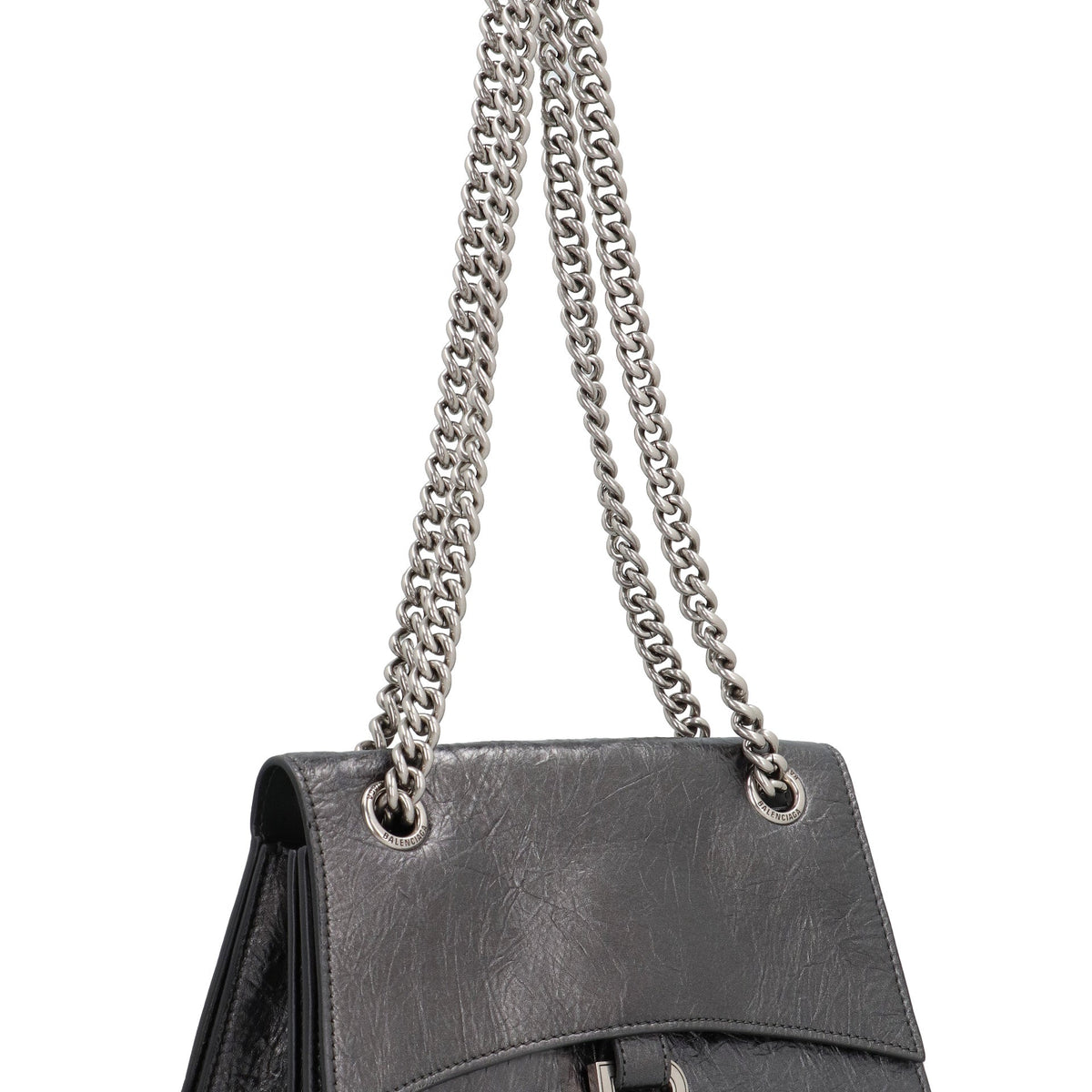 Balenciaga Bags? BALENCIAGA Mini Creased Effect Shoulder Handbag Premium Designer Shoulder Bag