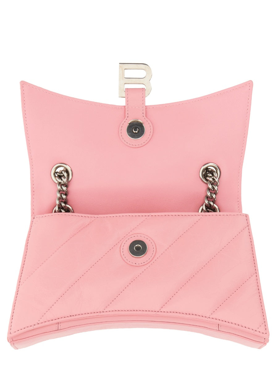 Balenciaga Bags? BALENCIAGA Mini Crush Adjustable Chain Shoulder Bag Luxury Designer Leather Handbag