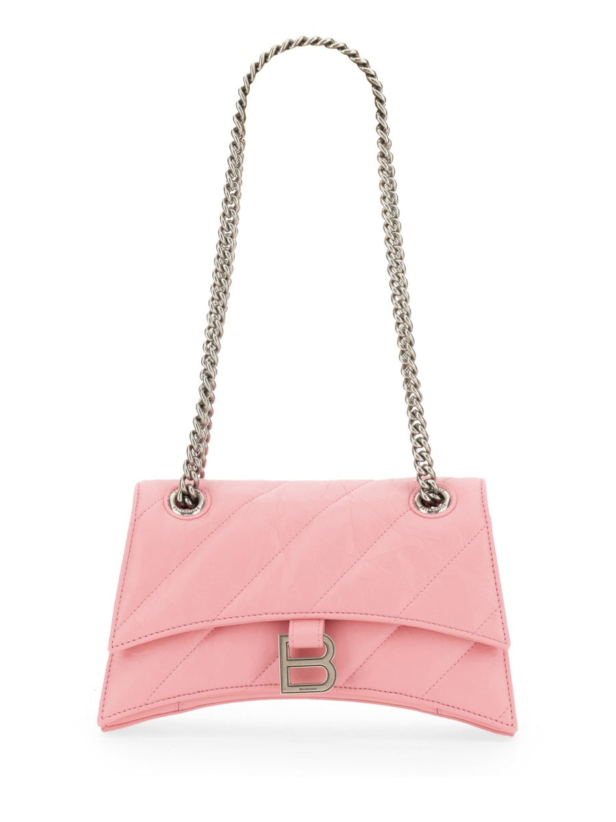 Balenciaga Bags? BALENCIAGA Mini Crush Adjustable Chain Shoulder Bag Luxury Designer Leather Handbag