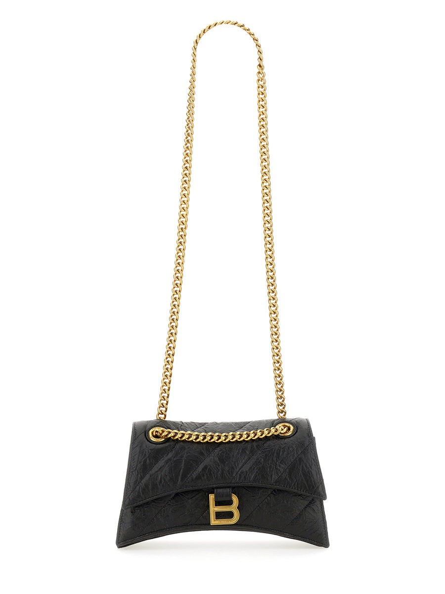Balenciaga Bags? BALENCIAGA Mini Crush Adjustable Chain Shoulder Bag Premium Designer Shoulder Bag
