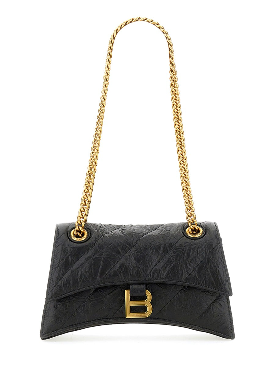 Balenciaga Bags? BALENCIAGA Mini Crush Adjustable Chain Shoulder Bag Premium Designer Shoulder Bag