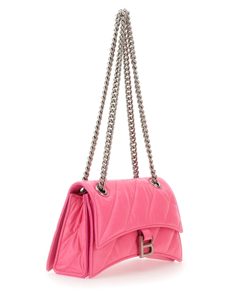 Balenciaga Bags? BALENCIAGA Mini Crush Adjustable Chain Shoulder Bag Luxury Designer Leather Handbag