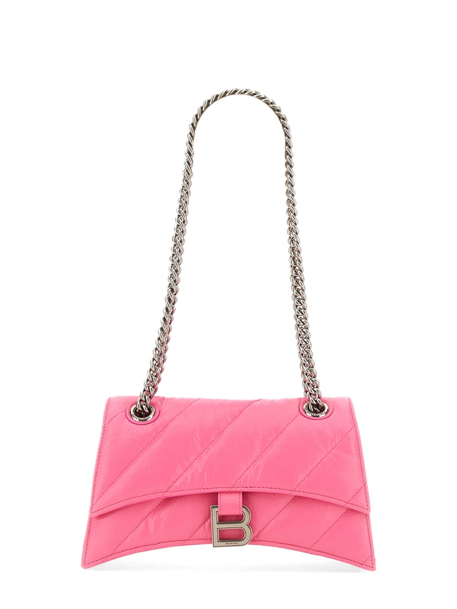 Balenciaga Bags? BALENCIAGA Mini Crush Adjustable Chain Shoulder Bag Premium Designer Shoulder Bag