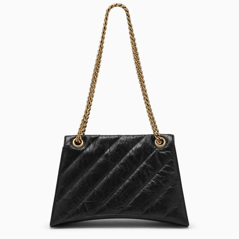 Balenciaga Bags? BALENCIAGA Crush Chain Handbag M - A Chic Shoulder Bag for Women Luxury Designer Leather Handbag