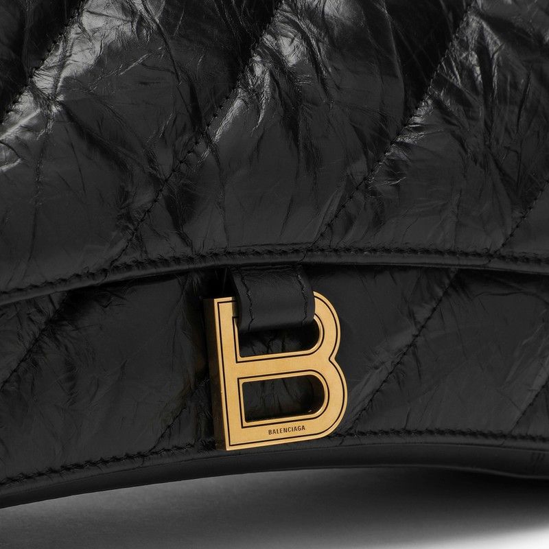 Balenciaga Bags- BALENCIAGA Crush Chain Handbag M - A Chic Shoulder Bag for Women Elegant Everyday Designer Handbag