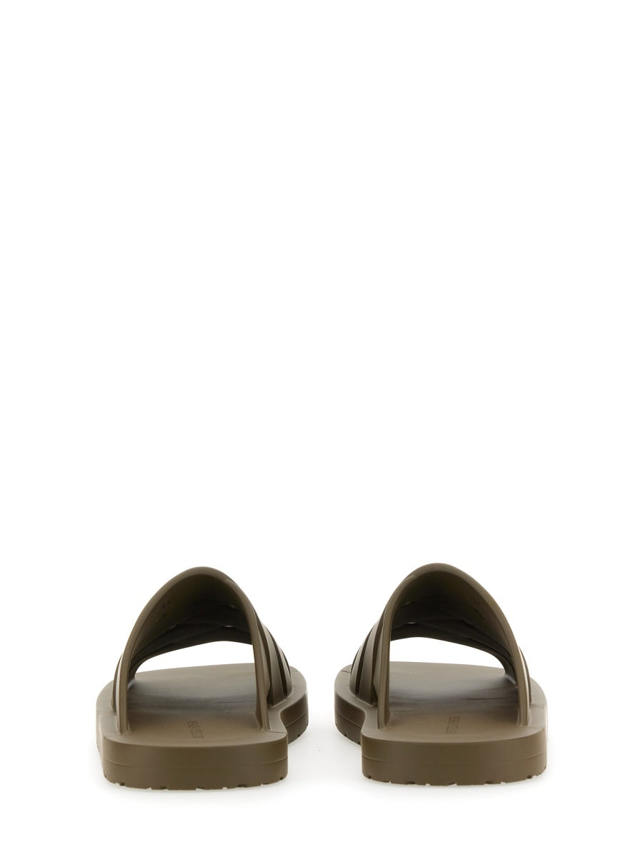 Bottega Veneta premium sandals detail and craftsmanship close-up