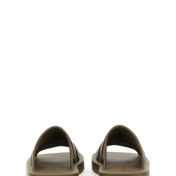 Bottega Veneta premium sandals detail and craftsmanship close-up