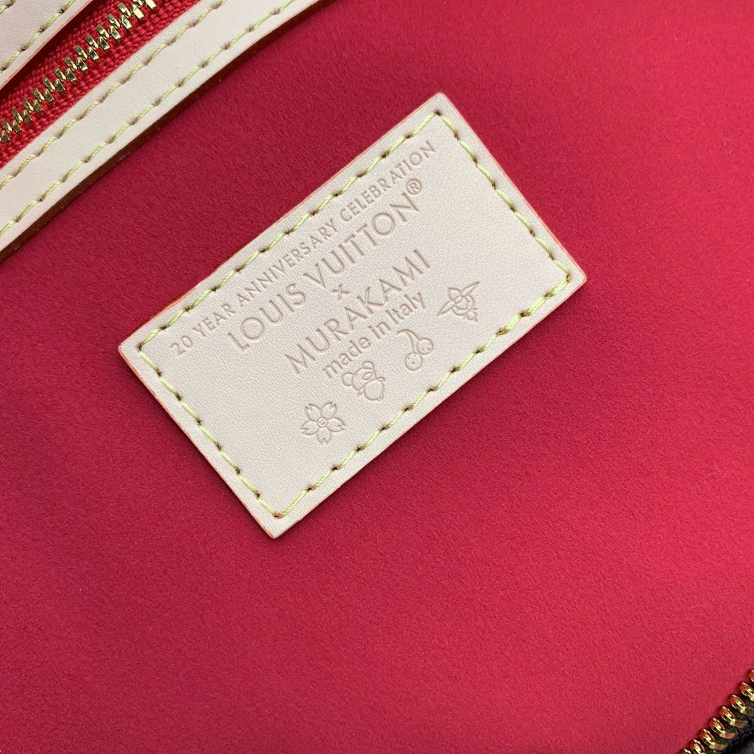 Louis Vuitton Bags- Louis Vuitton Lou x Murakami Keepall 45 Bag Luxury Designer Leather Handbag