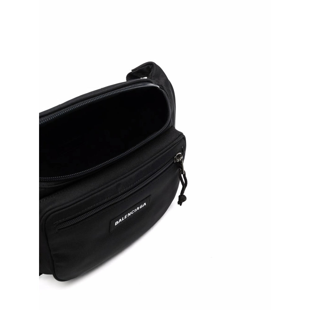 Balenciaga Bags? Balenciaga Black Belt Bags Men Luxury Designer Leather Handbag