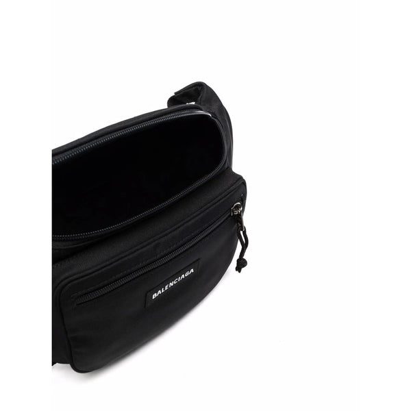 Balenciaga Bags? Balenciaga Black Belt Bags Men Luxury Designer Leather Handbag