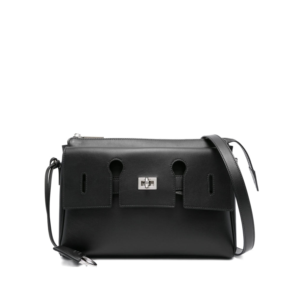 Balenciaga Bags- Balenciaga Black Messenger Bags Men Elegant Everyday Designer Handbag