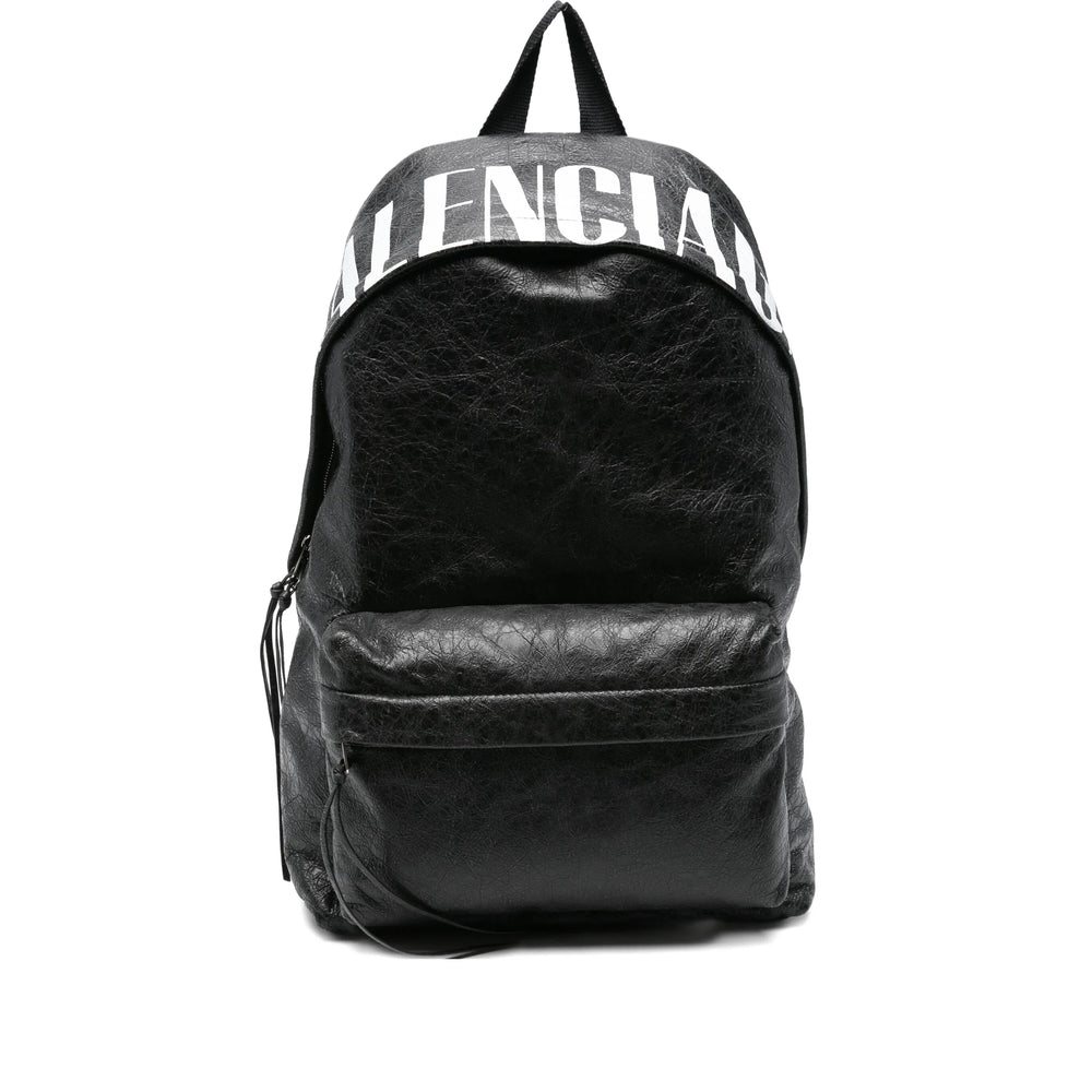 Balenciaga backpacks luxury designer piece front view