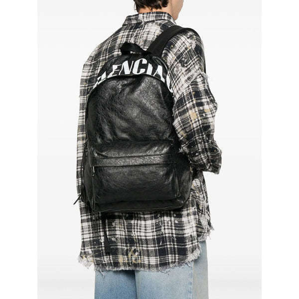 Balenciaga premium backpacks detail and craftsmanship close-up
