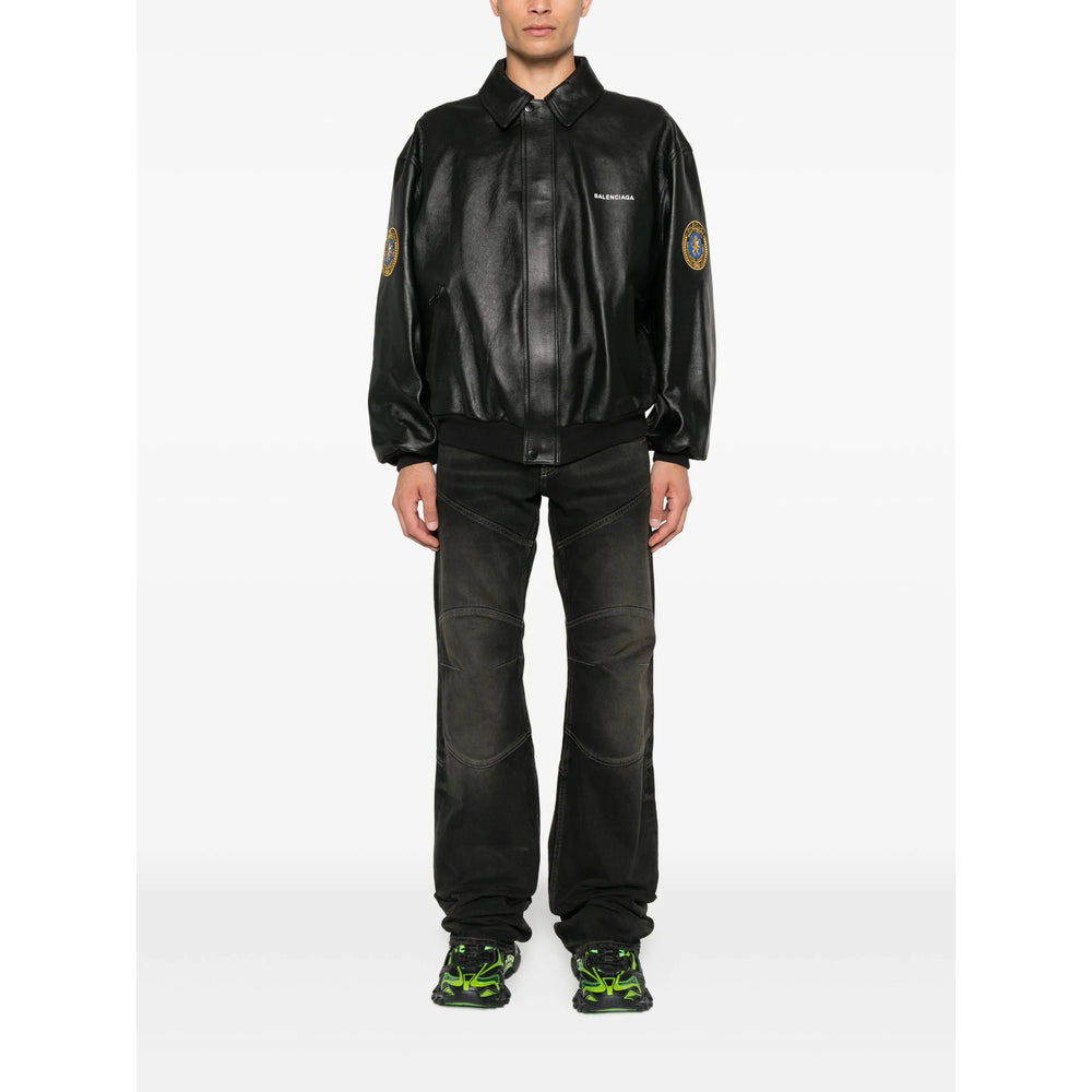 Balenciaga Jackets? Balenciaga Black Jackets - Bomber Jackets Men Stylish Everyday Designer Outerwear